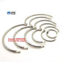 Metal File Paper Book Clips Binding Rings Loose Leaf Binder Ring