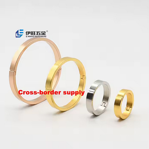 YIWANG Zinc Alloy Loose Leaf Book Rings Metal Clips Gold Stylish Snap Ring