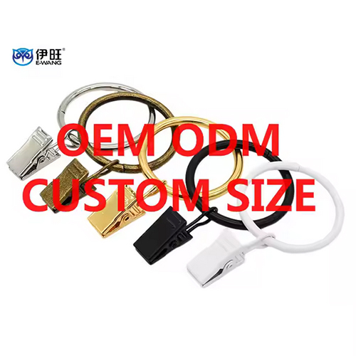 सफ़ेद खिड़की ट्रैक रॉड सहायक धारक हैंगर आईलेट्स ड्रैपर मैटल हुक बाथरूम शावर Curtain रिंग क्लिप