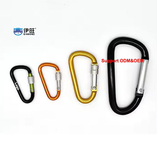 Ewang Bag Buckle D Ring Caribeaner Clip Aluminum Carabiner Spring Snap Hook - Feature: High Quality