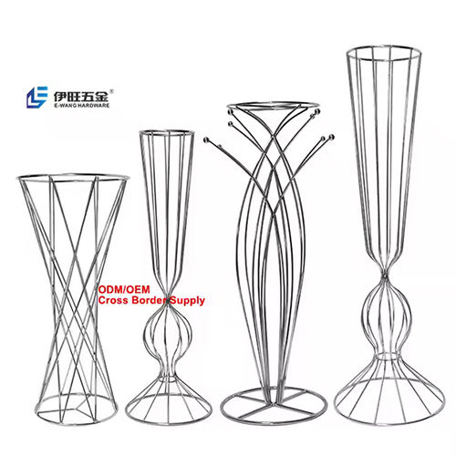 Yiwang Various Styles Durable Stable Wedding Table Decoration Flower Arrangement Stands - Finish: Polished