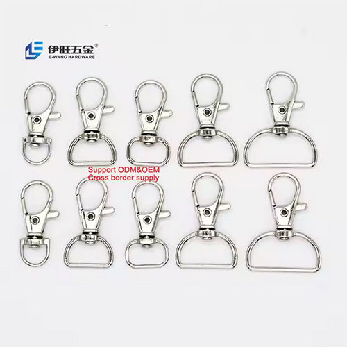 Yiwang Wholesale Zinc Alloy Rotary Swivel Lobster Clasp Purse Snap Hook - Hardness: Rigid