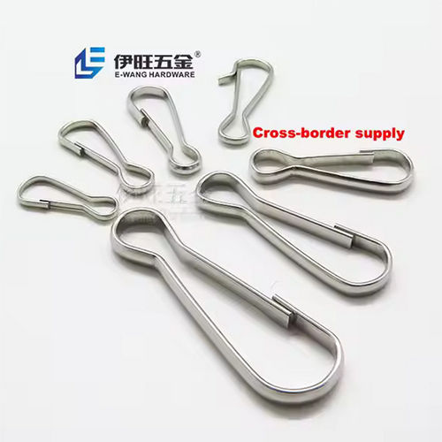 Yiwang Iron Stainless Steel Metal Clip Simplex Hook Snap Spring Hook - Hardness: Rigid