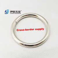 YIWANG Luggage Accessories Buckles 25.4mm Silver Metal O Key Ring