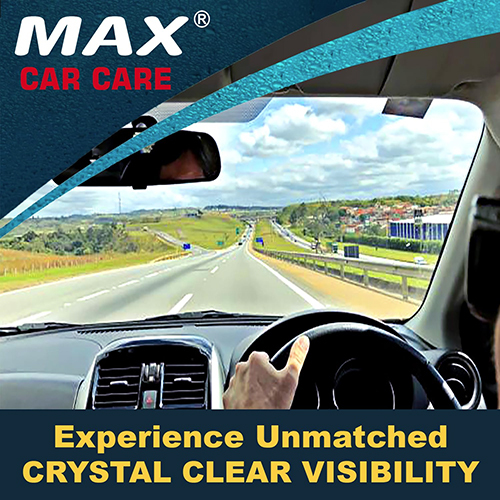 Max Windshield Washer Fluid Concentrate - 200ml Pack Size | Effective Cleaning Solution For Crystal Clear Windshields, Safe For Tinted Windows, Compatible With Various Car Polishers, 24-month Expiration