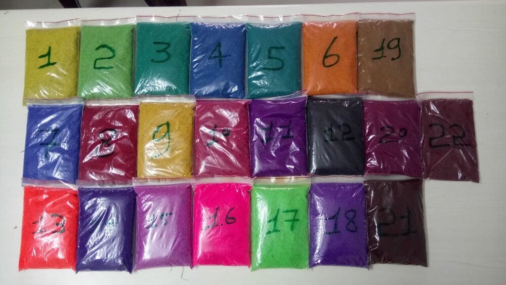 Colored Silica Sand / Marble Colored Sand / Quartz Colored Sand - Product Type: Natural Stone