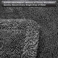 Grey Microfiber Cloth for Car