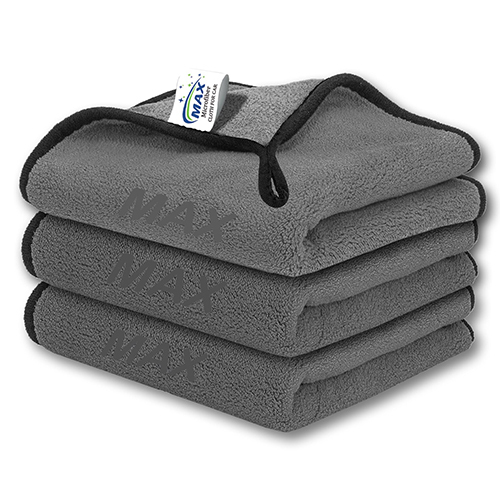 Grey Microfiber Cloth For Car Cleaning - Material: Microfibre