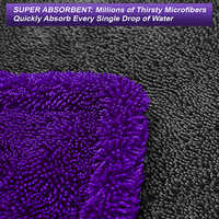 Purple Microfiber Cloth for Car
