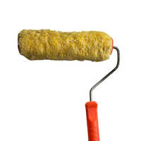 Acrylic Paint Roller - High-quality Material, 10 Inch Length , Yellow Color, 22mm Size, Portable Design, Easy To Operate For Wall Painting