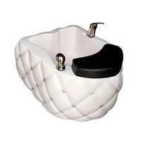 White Pedicure Tub - Attributes: Hard