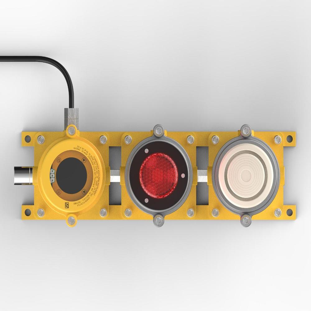 Flameproof Gas Detector - Color: Black & Silver