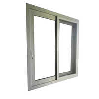 White UPVC Sliding Window