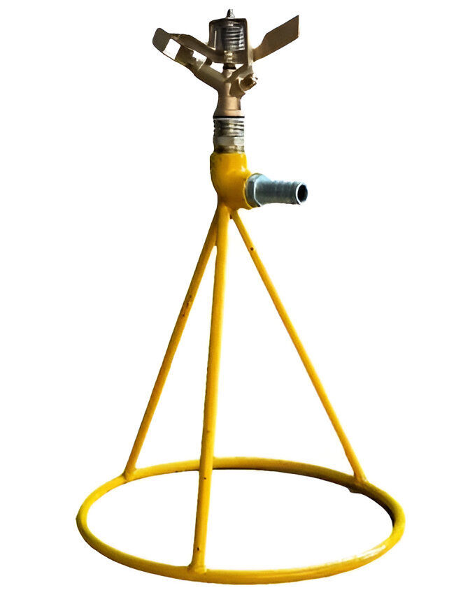 3/4 Brass sprinkler with Metal Stand with 360 Degree Rotation