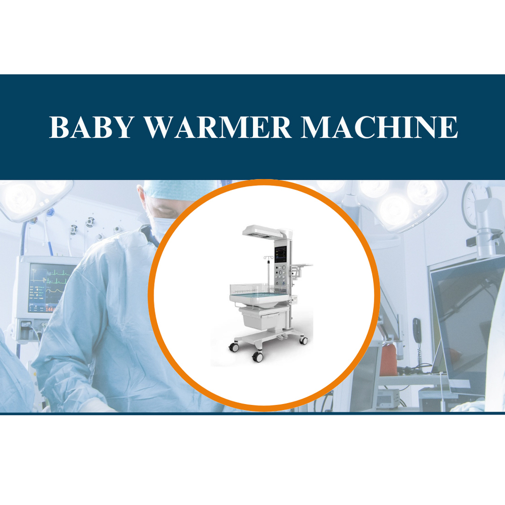 Baby Warmer Machine - Medical Grade Material, Medium Size, White Color | Lightweight, Portable, Automatic Operation, Integrated Light, Advanced Heating Technology