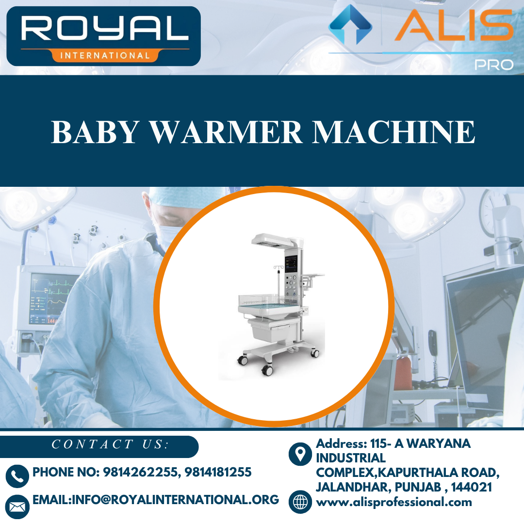 Baby Warmer Machine - Medical Grade Material, Medium Size, White Color | Lightweight, Portable, Automatic Operation, Integrated Light, Advanced Heating Technology