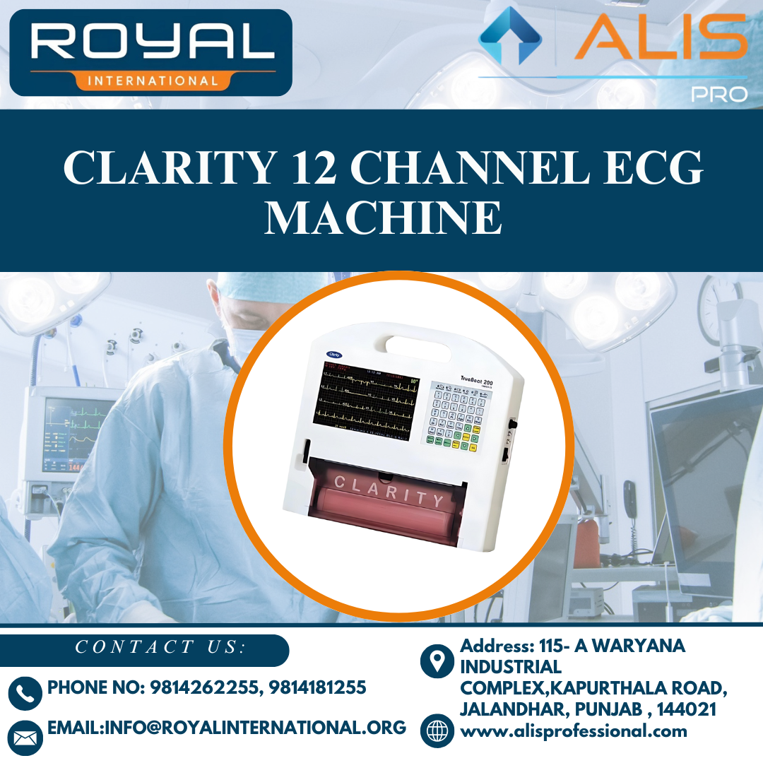 Clarity 12 Channel Ecg Machine