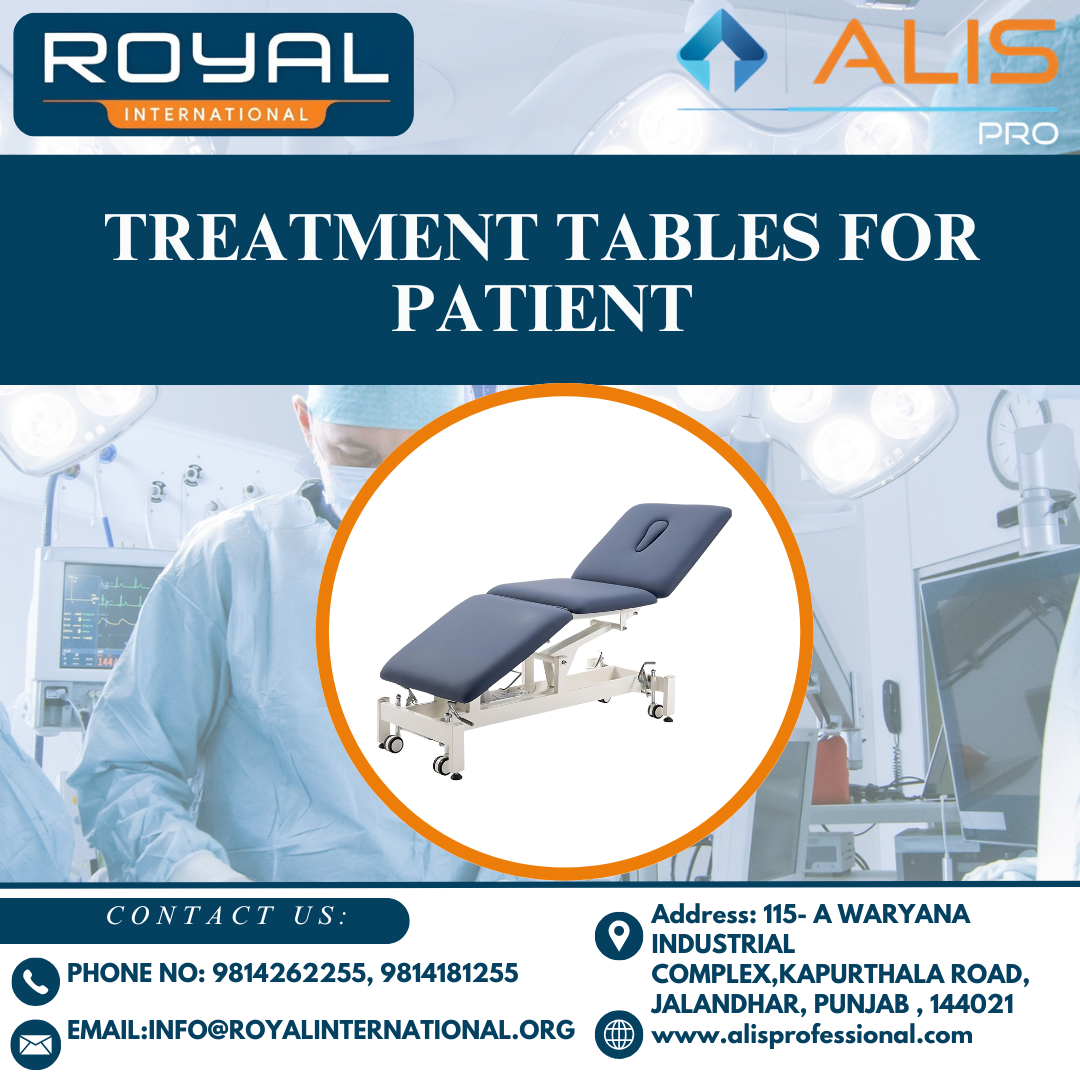 Treatment Tables for patient