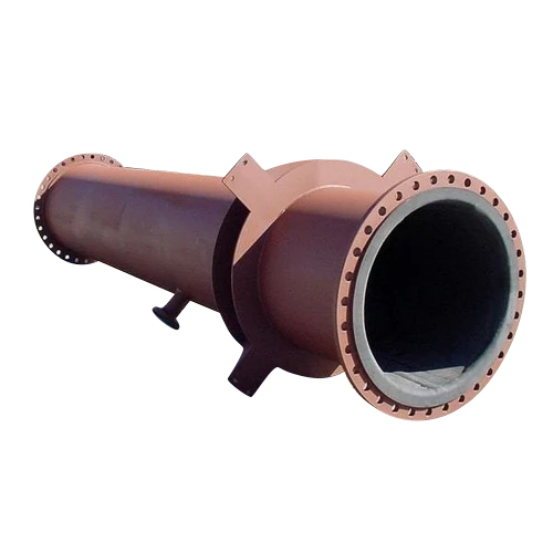 पाउडर कोटेड 75MM रबर लाइन वाली MS पाइप