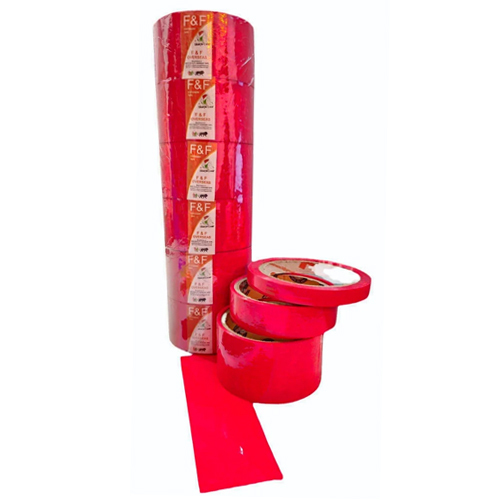 Red Bopp Self Adhesive Tape - Length: 40  Meter (M)