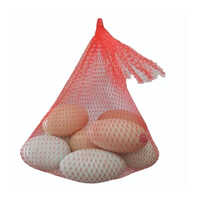Vegetable Packaging Net Bag - Polypropylene Material, Single String Style, Vibrant Red Color | Durable, Eco-friendly Solution For Fresh Produce Transport