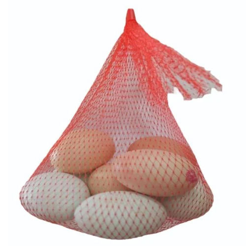 Plastic Packaging Net Bag - Color: Red