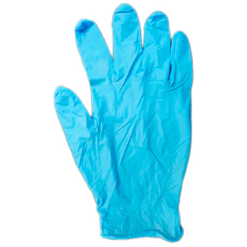 7 Inch Nitrile Hand Gloves - Color: Sky Blue