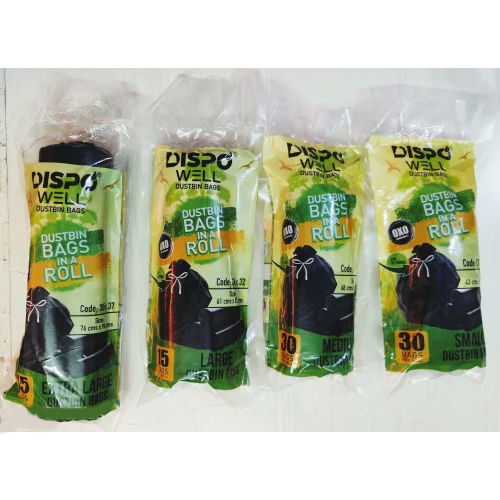 Dispowell Oxo-Biodegradable Garbage Bag - Color: Black