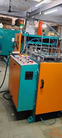 Fully Automatic Double Die Buffet Plate Making Machine