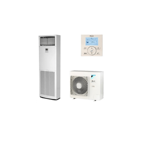Floor Standing Air Conditioner - 415 Volt , Energy Efficient Cooling Solution with Elegant White Design, 1+2 Years Warranty