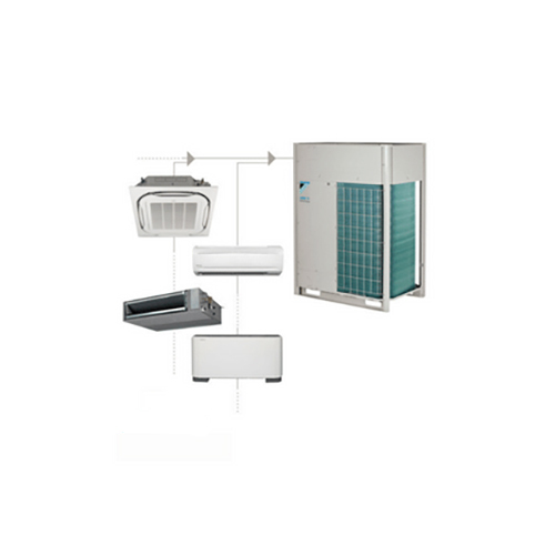 VRV Air Conditioner - Wall Mounted 220-240V AC Unit | Eco-Friendly R-32 Refrigerant, Sleek White Design, 1+2 Year Warranty