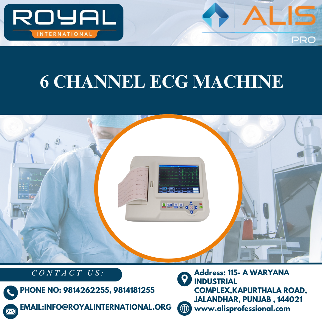 6 Channel Ecg Machine