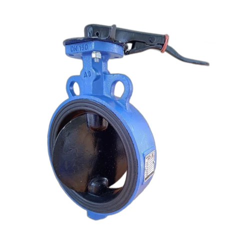 1-2 Inch Pneumatic Butterfly Valves - Color: Blue