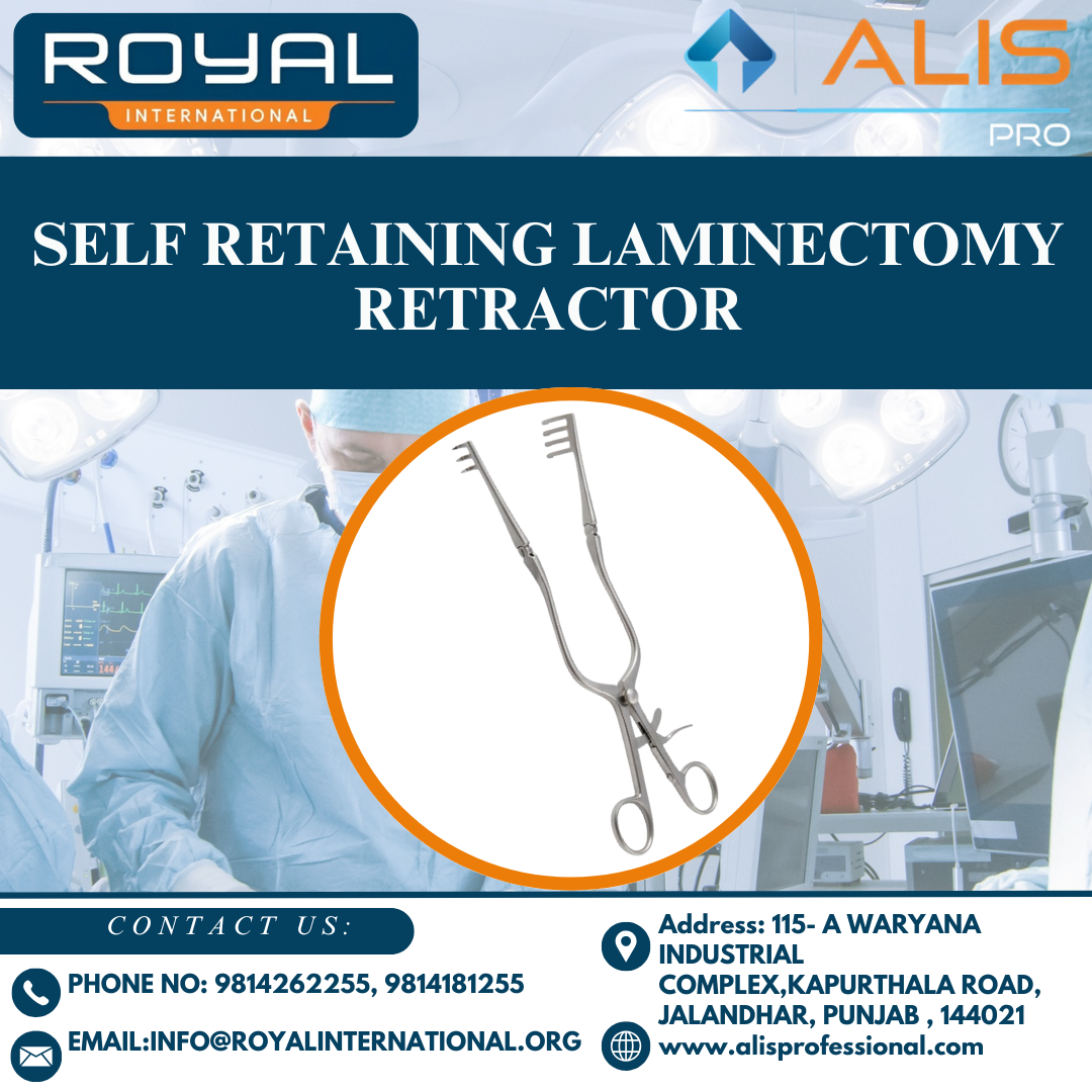 Self Retaining Laminectomy Retractor