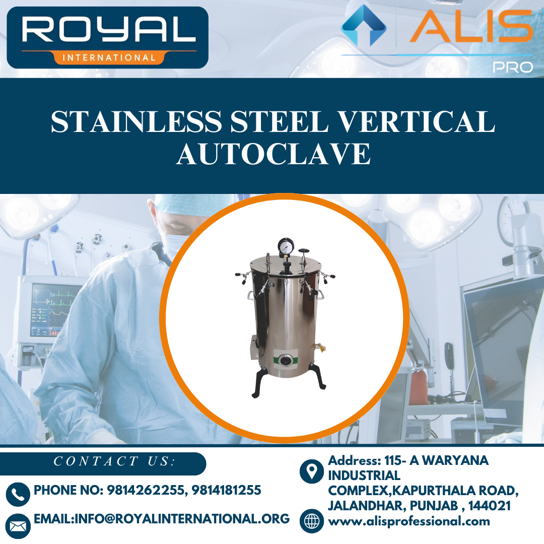 Stainless Steel Vertical Autoclave