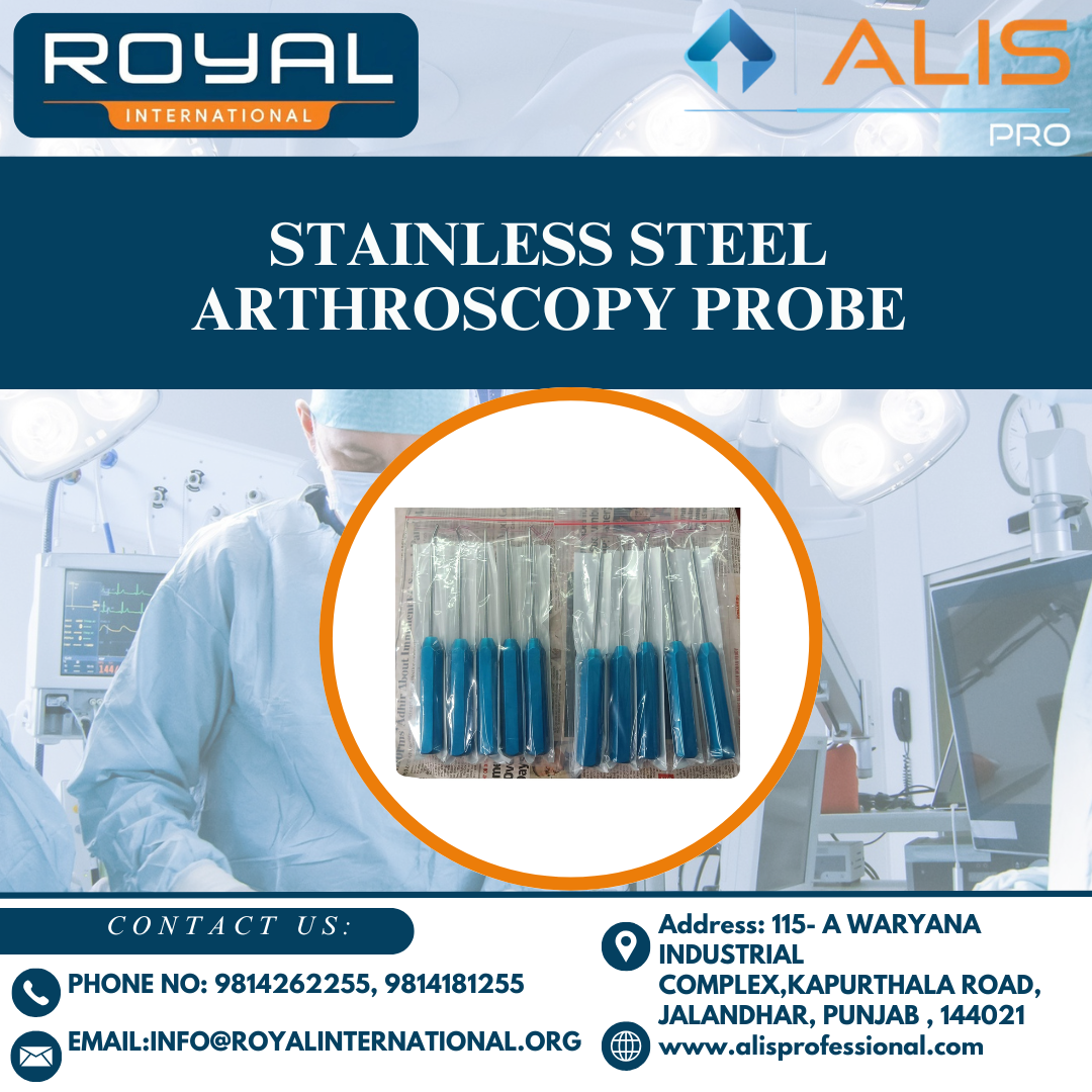 Stainless Steel Arthroscopy Probe