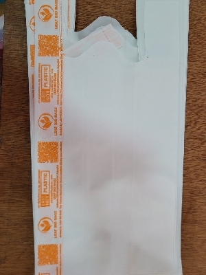 Biodegradable Carry Bags - Bio Compostable Material, All Sizes Available, White Color | Compostable Carry Bag Technique