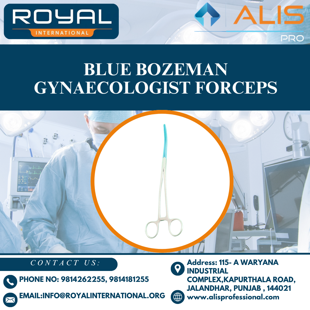 Blue Bozeman Gynaecologist Forceps