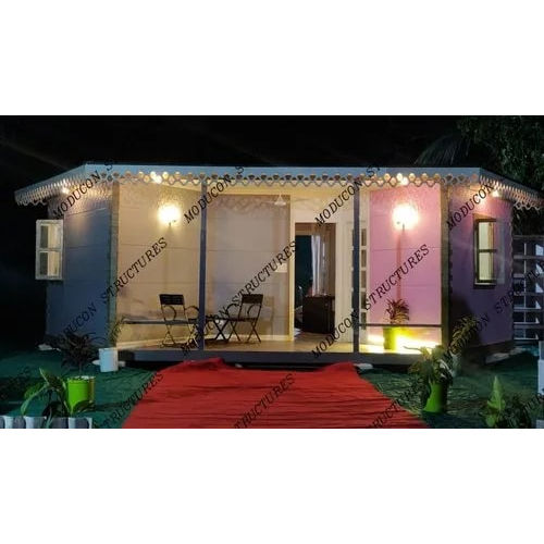 Prefabricated Resort House - Color: White