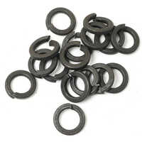 M-06 Spring Washers - Stainless Steel, 6mm Size, Silver Color, 3mm Thickness | Zinc Plated, Ideal For Shock Absorption And Vibration Reduction