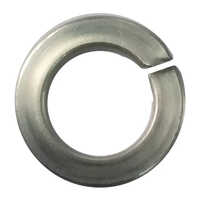M-03 Ss304 Spring Washer - Stainless Steel, 5 Mm Size, Silver Color, 1 Mm Thickness | Zinc Plated, Round Shape For Industrial Usage