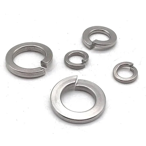 M-06 Zinc Trivalent Plated Spring Washers - Color: Silver