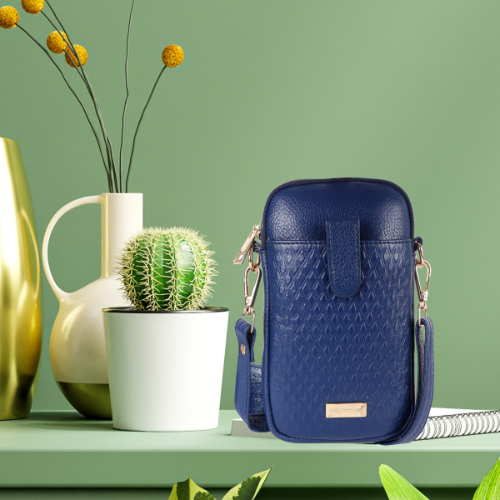 Ladies Blue Sling Bag - Design: Standard