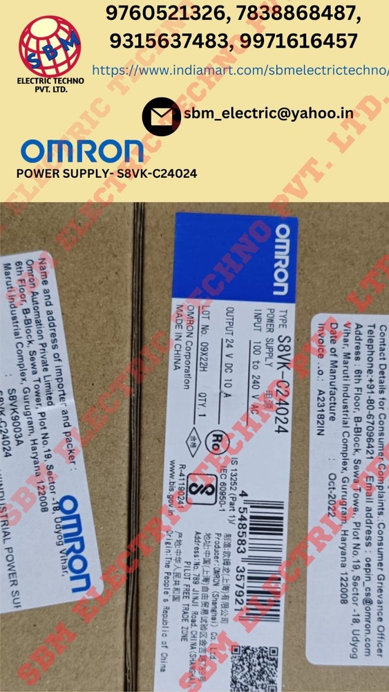 OMRON POWER SUPPLY,S8VK-C24024