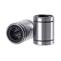 Lm Linear Motion Bearing - Mild Steel, 12mm Inside Diameter X 21mm Outside Diameter X 30mm Length, Silver Color | High Durability For Industrial Precision