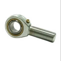 Pos 10 Rod End Bearing - Copper Alloy, 10 Mm Bore Size, 61 Mm Length, Silver Color | High Precision For Industrial Applications