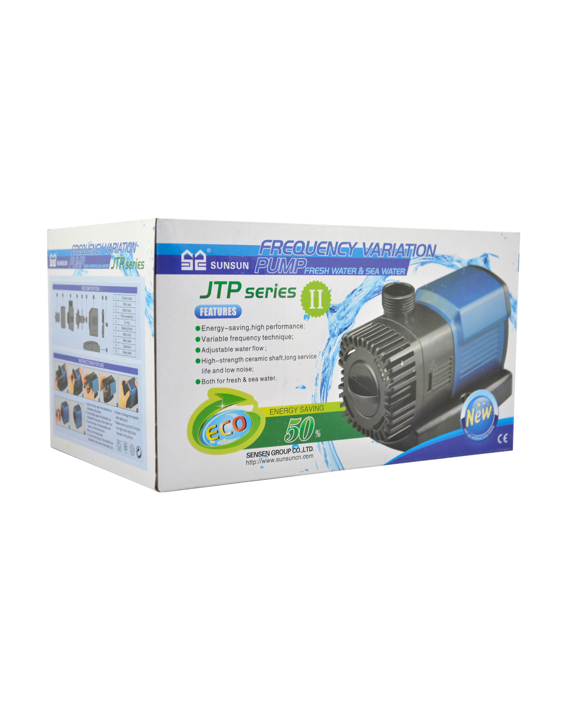 Jtp 3800 25w 3800 L/h Submersible Pump Sunsun - Color: Black