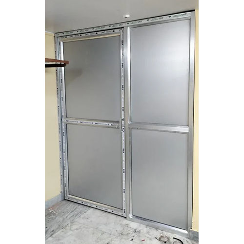 Aluminum Office Partition - Color: Grey