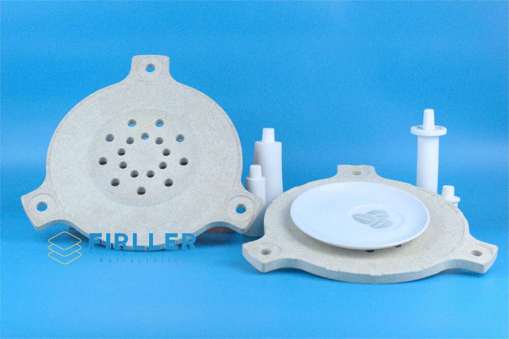 Kiln Furniture Ceramic Setter And Crank For Tableware - Application: Refractory Support In The Kiln.
