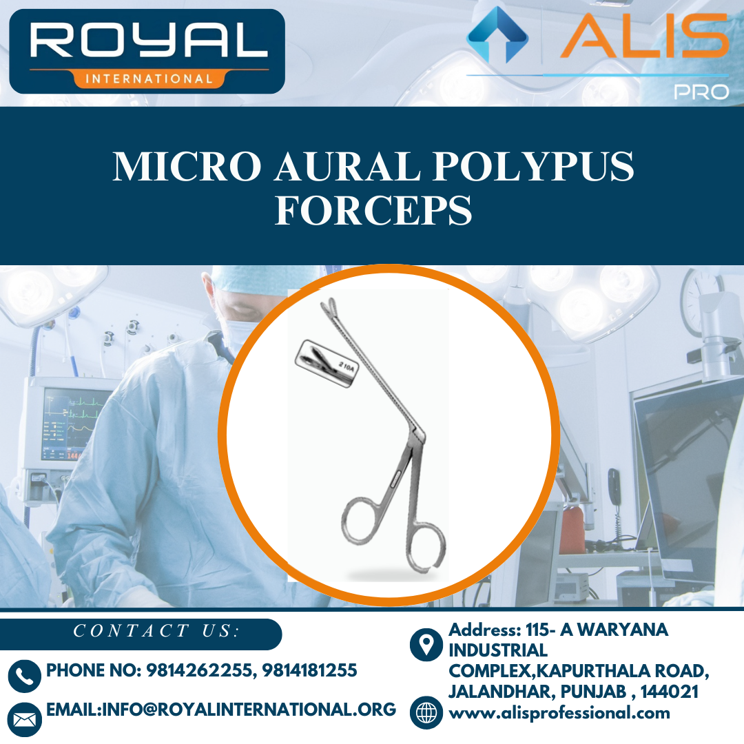 Micro Aural Polypus Forceps